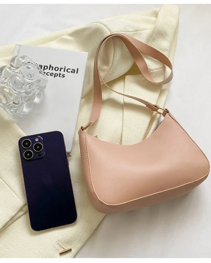 WOMEN'S Bag Underarm Bag  Handbags Retro Solid Color