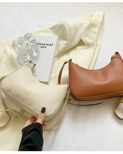 WOMEN'S Bag Underarm Bag  Handbags Retro Solid Color