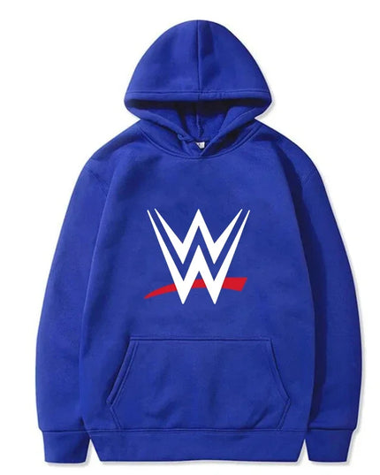 New loose hooded sweatshirt with WWE logo print