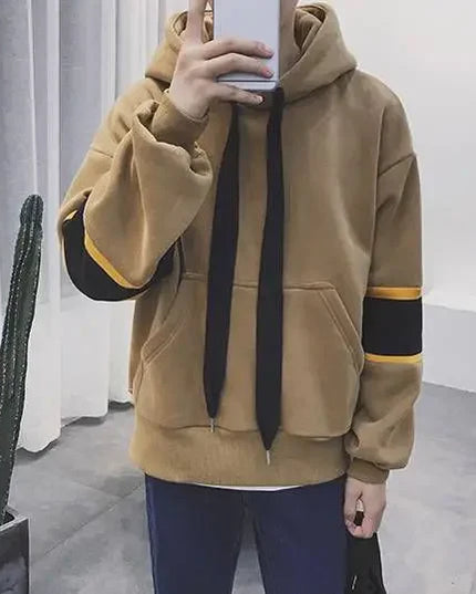 Sweatshirts for Men Loose Warm Winter Man Hoodies