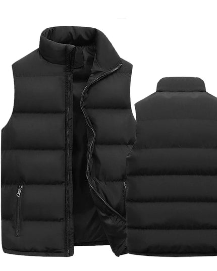Mens Vest Jacket Warm Sleeveless Jackets Winter