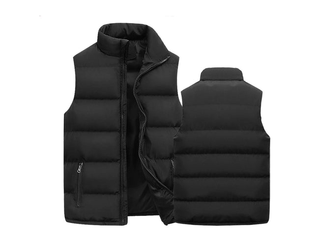 Mens Vest Jacket Warm Sleeveless Jackets Winter