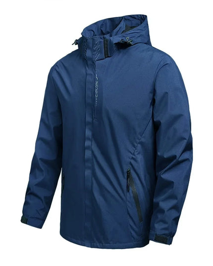 Men's Waterproof Rain Jacket Lightweight Outer Hooded