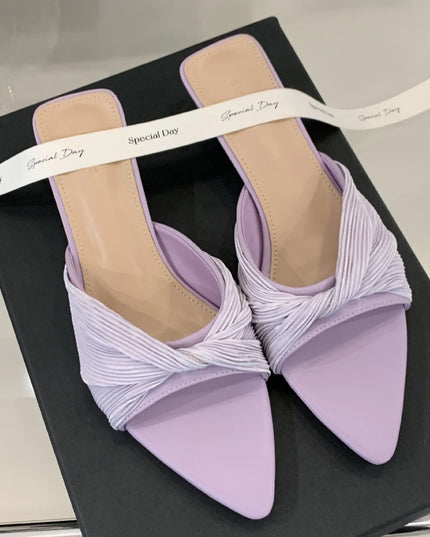 Bailamos Women Outdoor Slippers High Heel Shoes