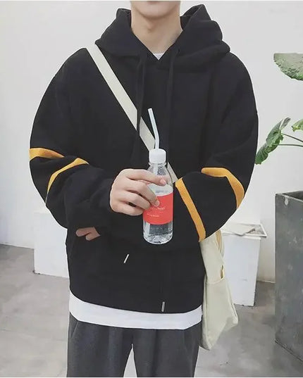 Sweatshirts for Men Loose Warm Winter Man Hoodies