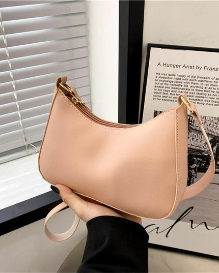 WOMEN'S Bag Underarm Bag  Handbags Retro Solid Color