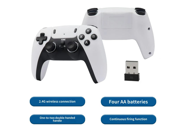 Wireless Gaming Controller For PS1 PS2 PS3 PC Android
