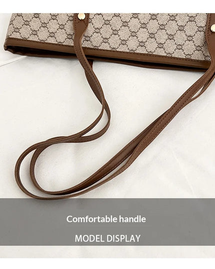 Large women's handbag, simple and versatile
