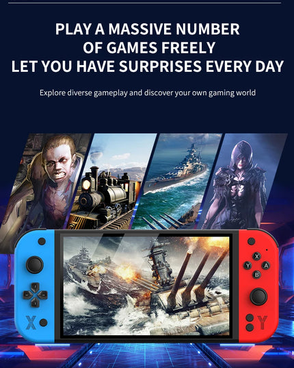 G90 retro arcade handheld console offers long battery life and a lightweight
