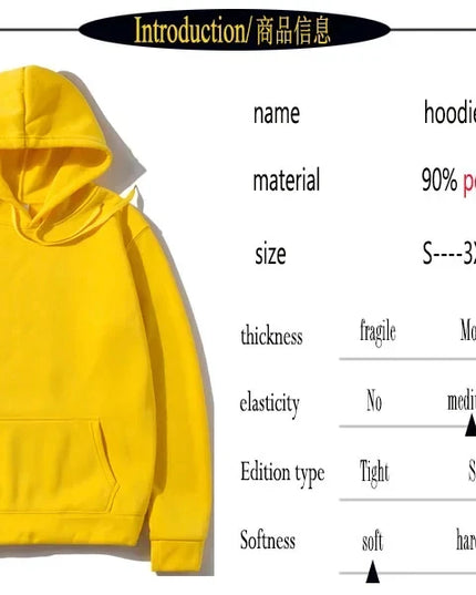Men's Hoodies Women Hooded Sweatshirt