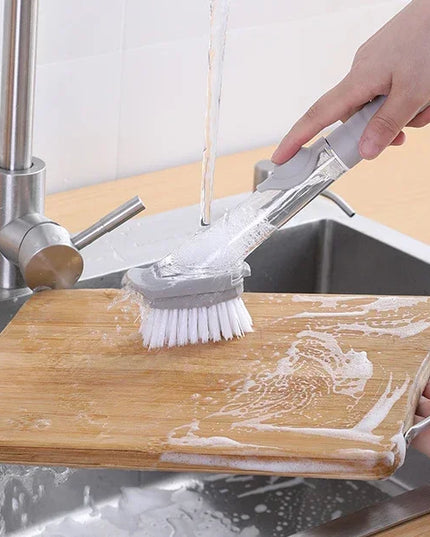 Kitchen Cleaning Brush 2 In 1 Long Handle Cleaing Brush