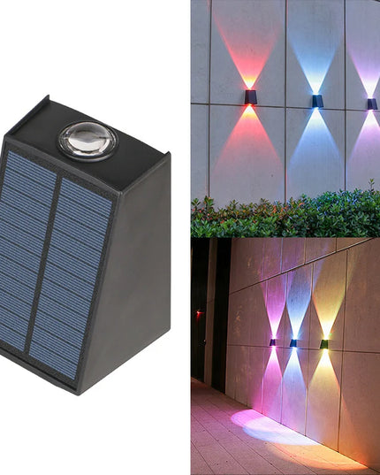 2LEDs Solar Outdoor Lights