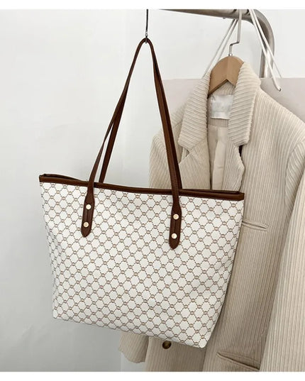Large women's handbag, simple and versatile