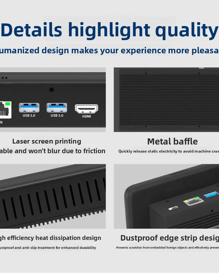 10" Open-Frame Android Touch Panel PC Rugged Industrial Tablet