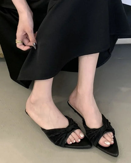 Bailamos Women Outdoor Slippers High Heel Shoes