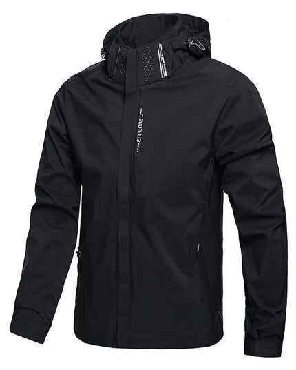 Men's Waterproof Rain Jacket Lightweight Outer Hooded