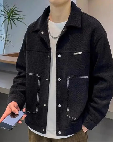 Jacket for Men High Quality Man Coat Stylish Spring