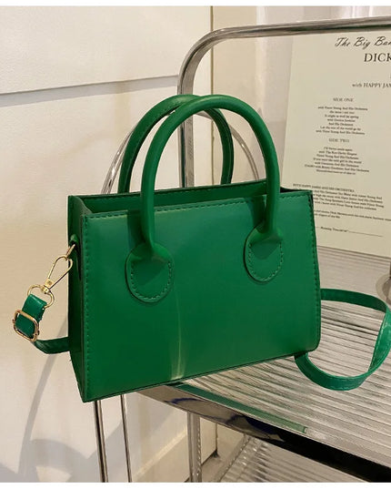 Elegant Black Handbag with Dual Handles
