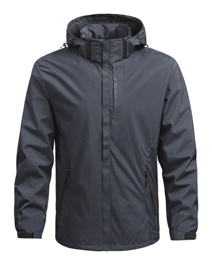 Men's Waterproof Rain Jacket Lightweight Outer Hooded