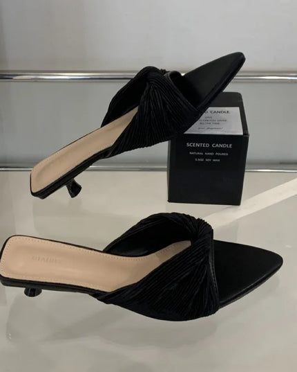 Bailamos Women Outdoor Slippers High Heel Shoes