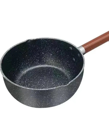 14cm/16cm Non-Stick Sauce Pan Soup Pot Wooden Handle