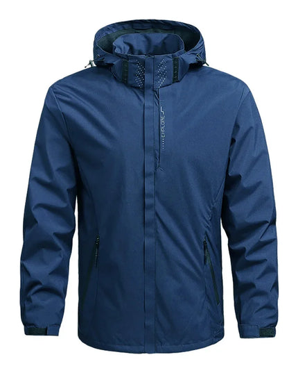 Men's Waterproof Rain Jacket Lightweight Outer Hooded