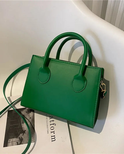 Elegant Black Handbag with Dual Handles