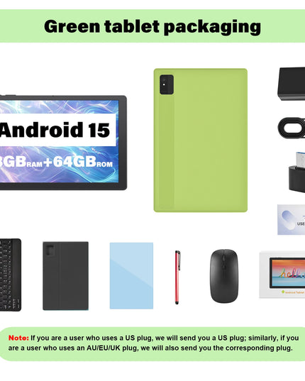10.1"  Tablet Android 15 Tablet