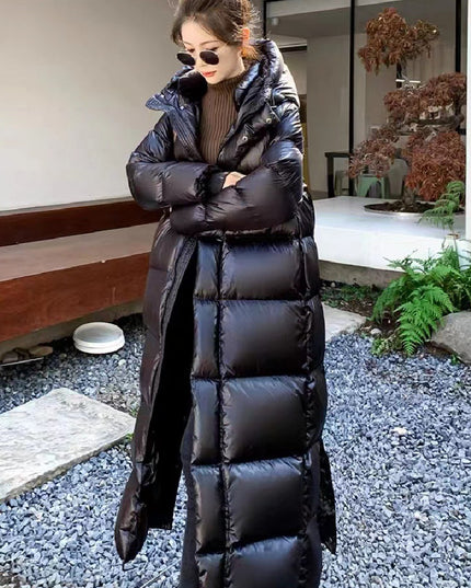 Extended Tall Thick Down Jacket Women