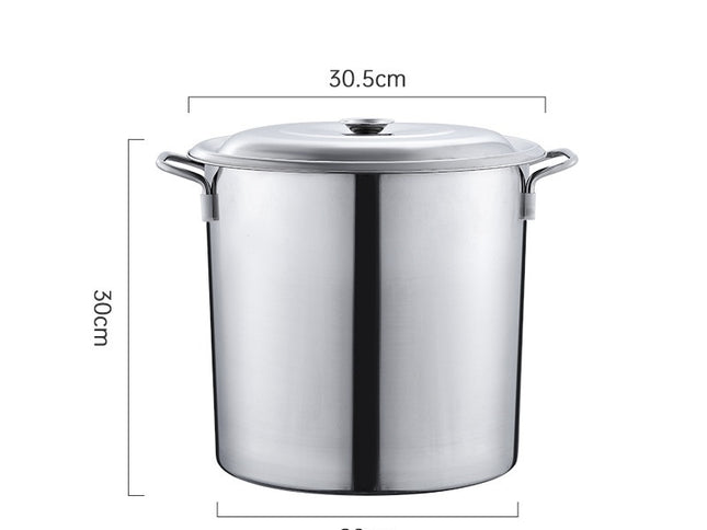 Stainless Steel Soup Barrel  Round Large Capacity