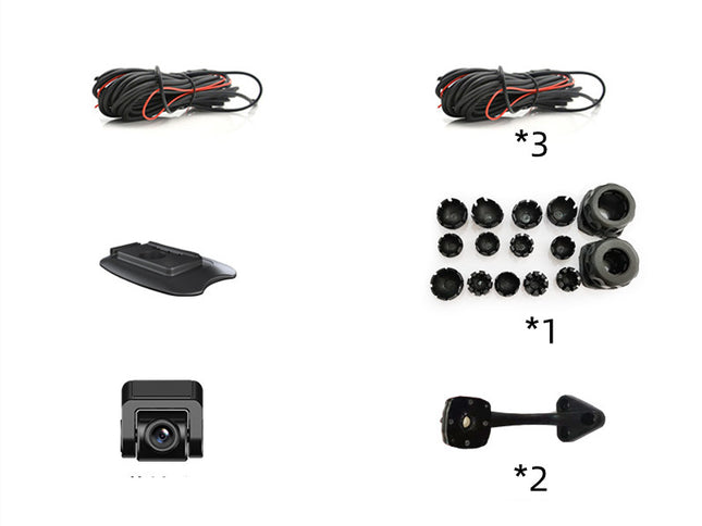 Intelligent 4G360 Panoramic Positioning Tracking Management 24V Remote Monitoring Driving Recorder
