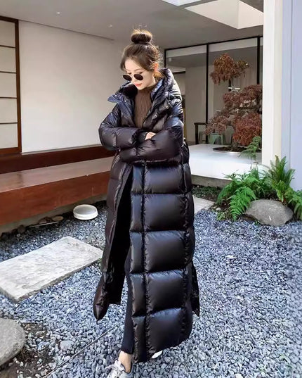 Extended Tall Thick Down Jacket Women