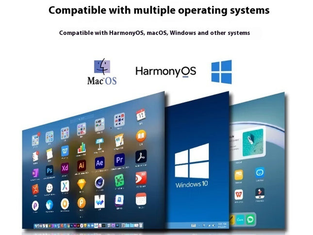 14-inch Dual-screen Portable Monitor Laptop With Wall-mounted External Expansion Screen Dual-screen Portable Screen