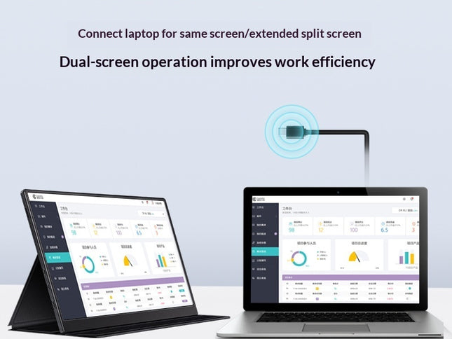 Portable Monitor Phone Extension Screen Laptop Secondary Display