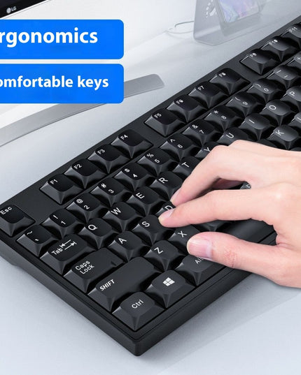 Wired USB Keyboard Laptop Office Home