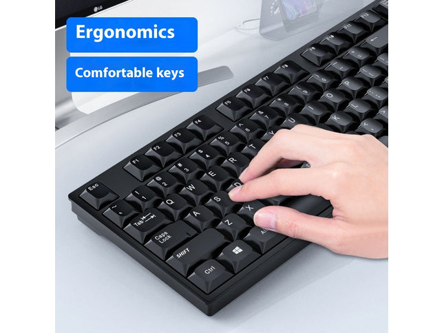 Wired USB Keyboard Laptop Office Home