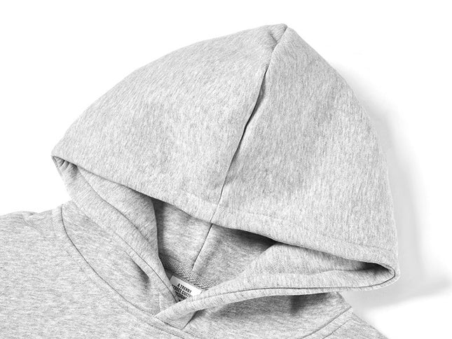 Star Embroidered Hooded Sweater Men's Coat