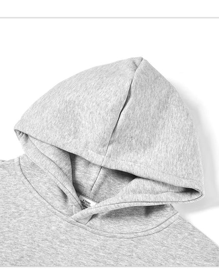 Star Embroidered Hooded Sweater Men's Coat