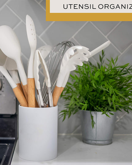 White Silicone Spatula Set Kitchen Tools