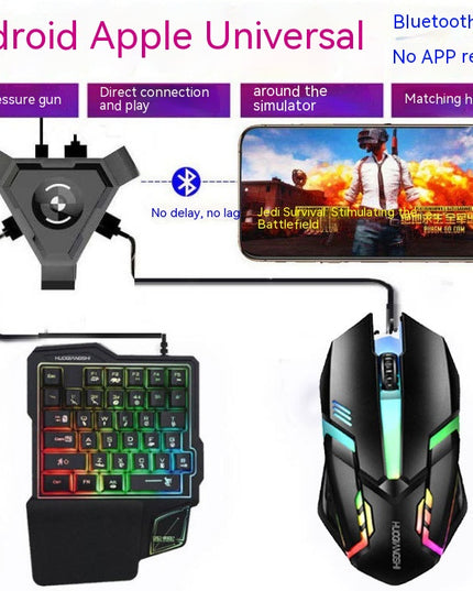 Bluetooth Keyboard For PlayerUnknown's Battlegrounds Mouse Suit