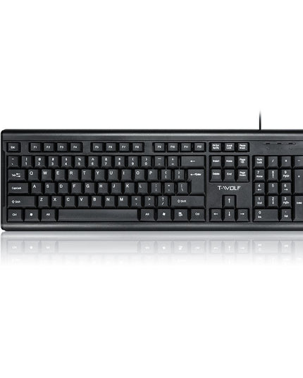 Wired USB Keyboard Laptop Office Home