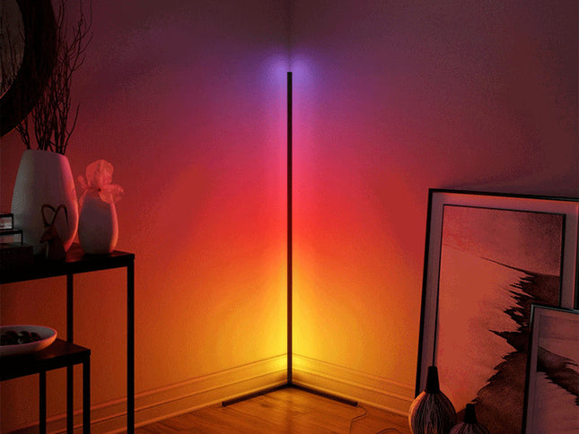 Nordic RGB Corner Floor Lamp Modern Simple